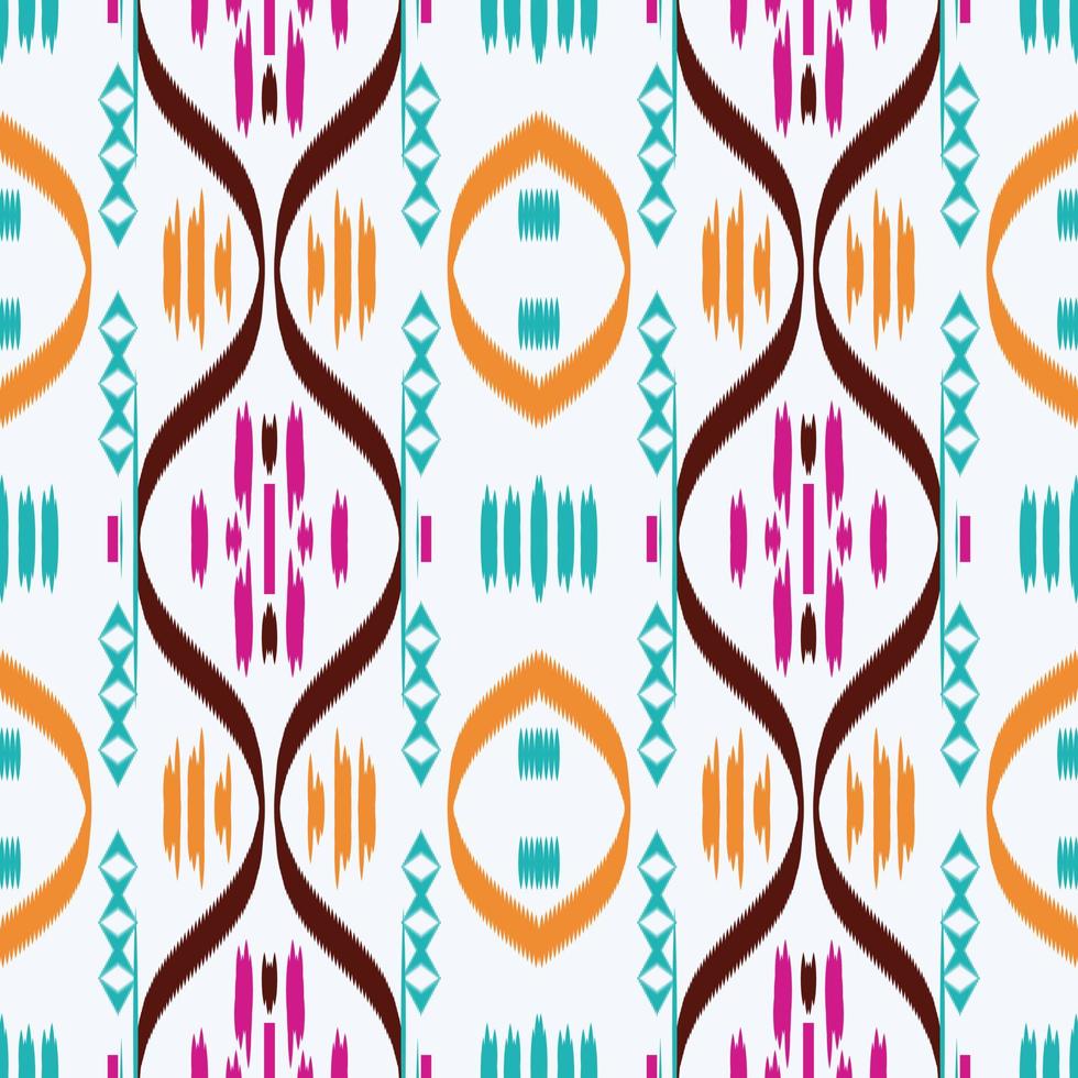 ikat prickar stam- afrika sömlös mönster. etnisk geometrisk batik ikkat digital vektor textil- design för grafik tyg saree mughal borsta symbol strängar textur kurti kurtis kurtas