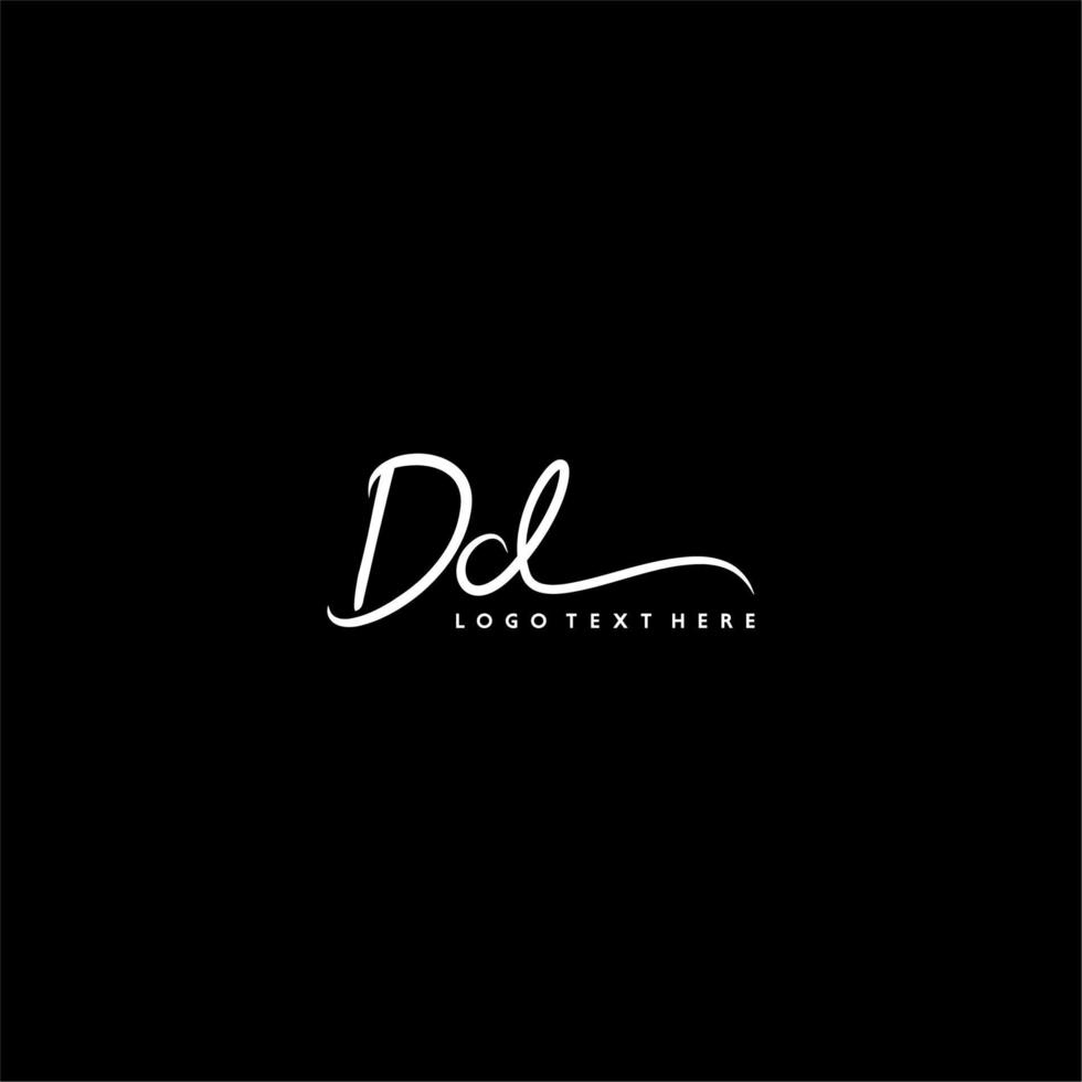 dd-Logo, handgezeichnetes dd-Buchstabenlogo, dd-Signaturlogo, dd-Kreativlogo, dd-Monogramm-Logo vektor