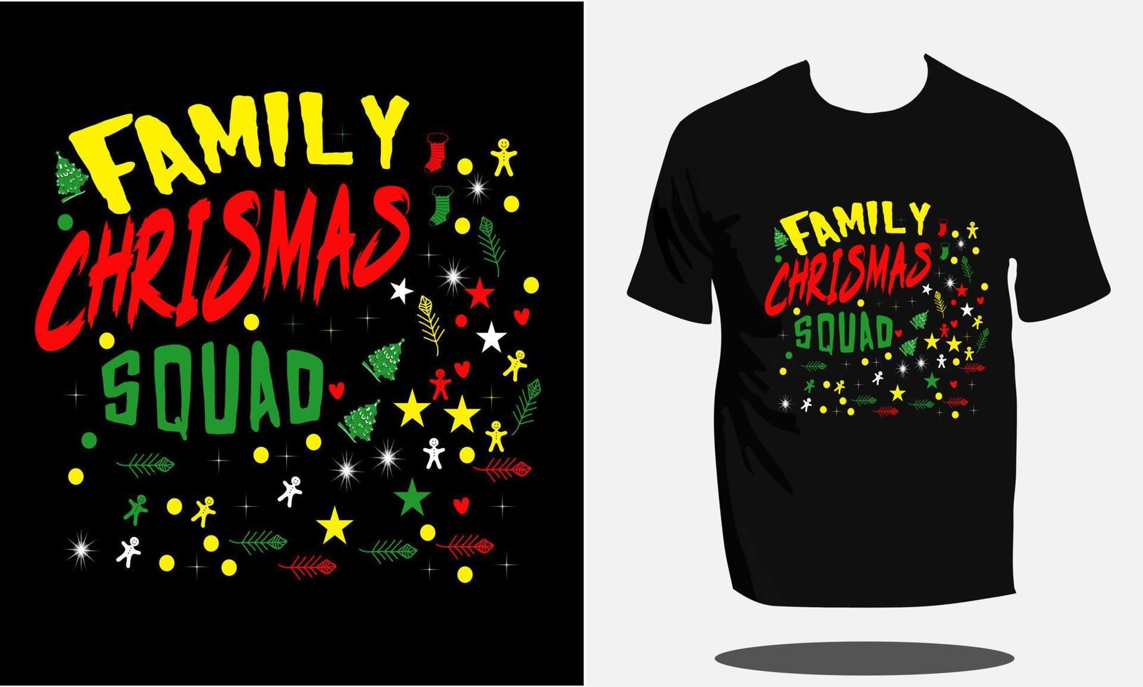 weihnachtst-shirt-design oder weihnachtstypografie-shirt und santa-t-shirt-design oder vektor