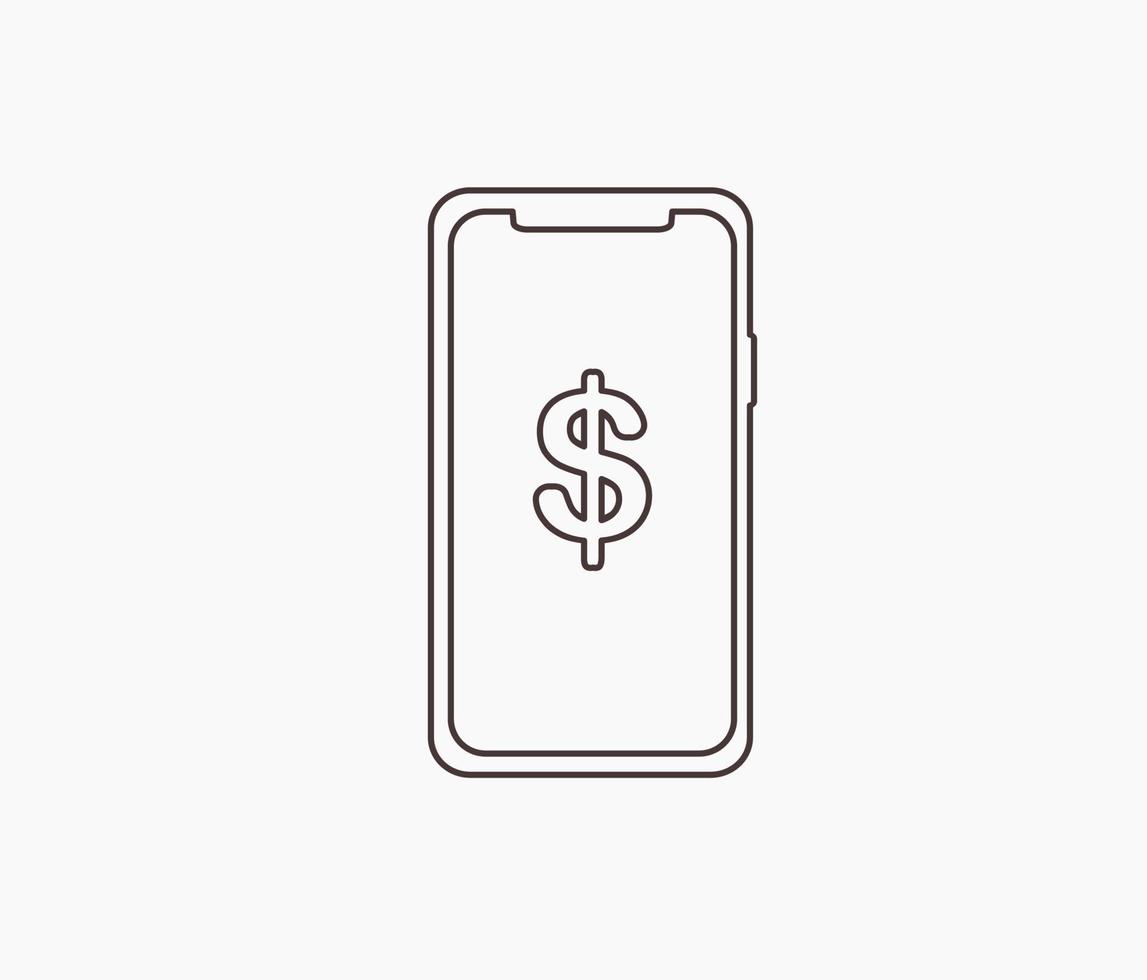 pengar överföringar. uppkopplad handla, digital betalningar ikon vektor