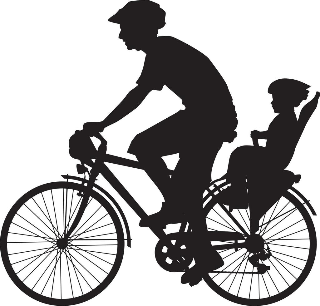 Fahrrad-Symbol. Fahrradrennen-Symbol. Flaches Symbol für Radrennen. Radfahrer Zeichen. Straßenradfahrer-Silhouette. Sport-Logo vektor