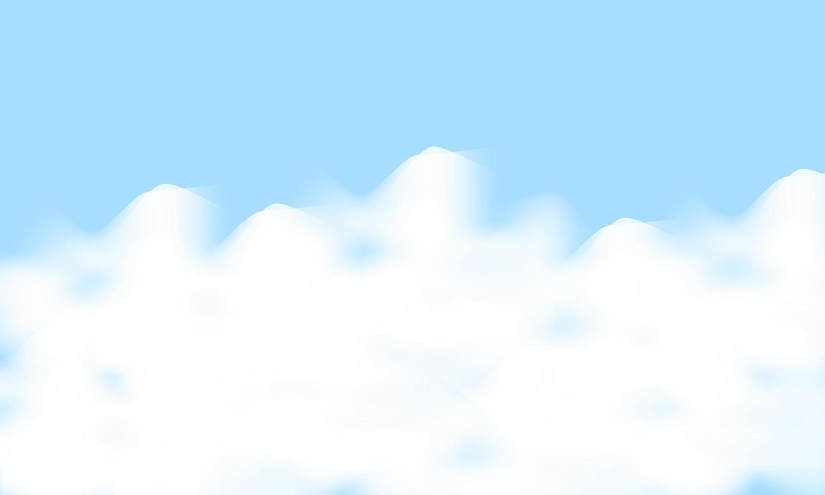 illustration ikon vektor realistisk 3d enkel vit moln isolerat på bakgrund