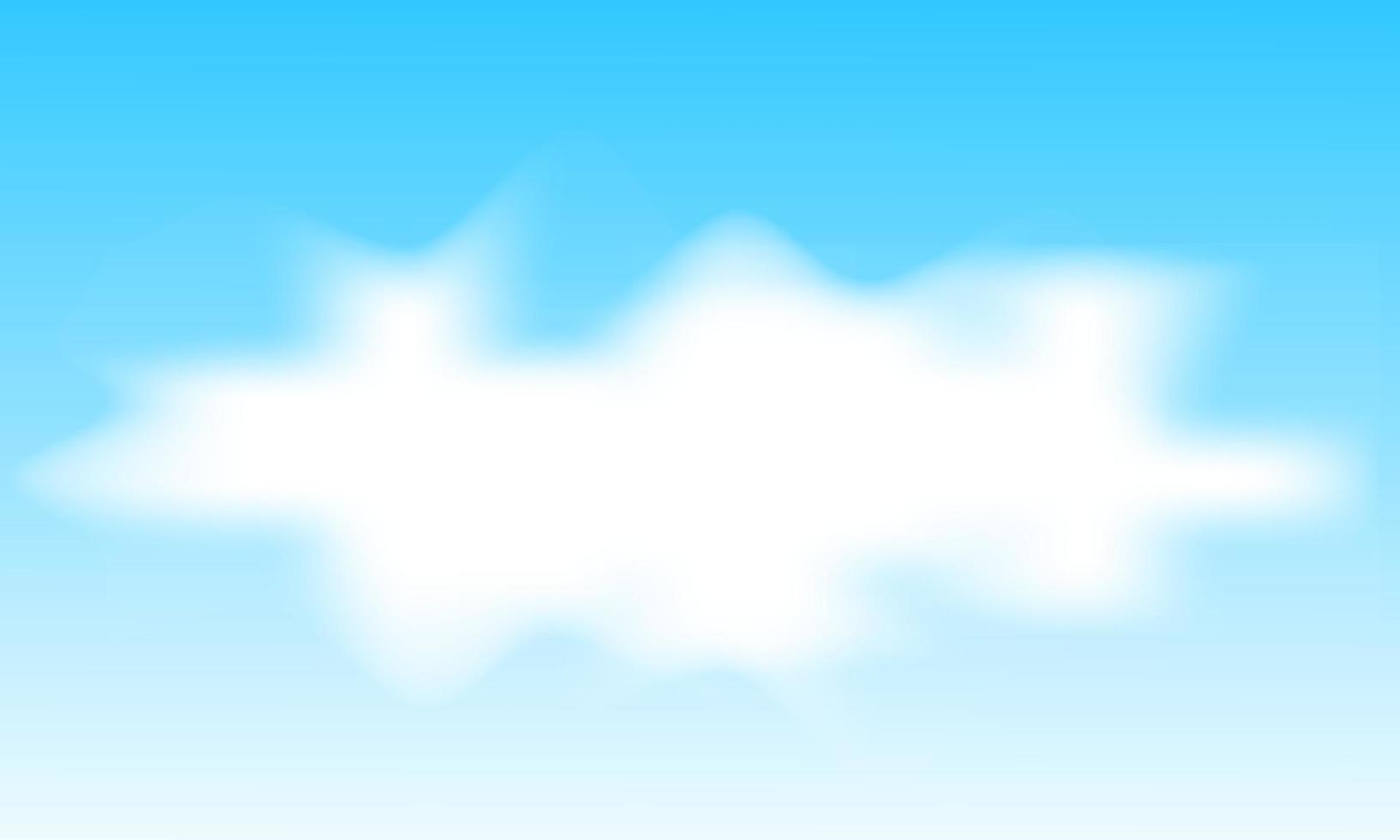 Abbildung Symbol Vektor realistisch 3d einfache Wolke auf Hintergrund isoliert