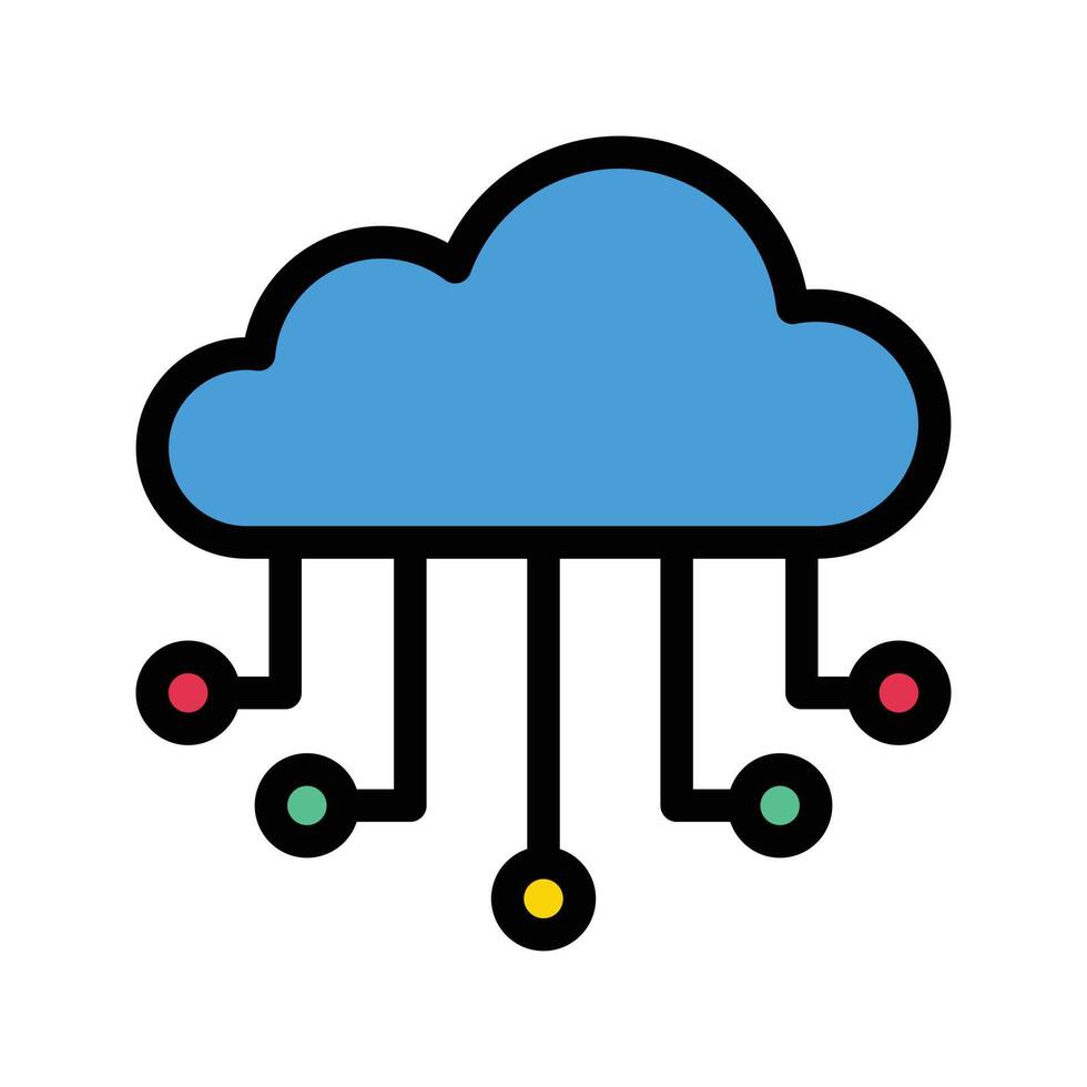 moln datoranvändning vektor illustration på en bakgrund.premium kvalitet symbols.vector ikoner för begrepp och grafisk design.