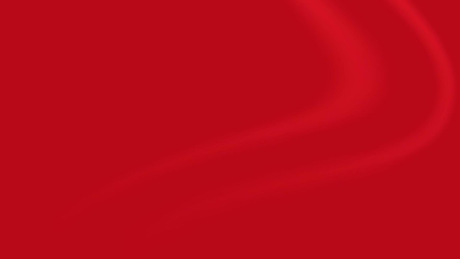 Roter Hintergrund mit zerknitterter als abstrakter weicher und glatter Ripple-Textur vektor