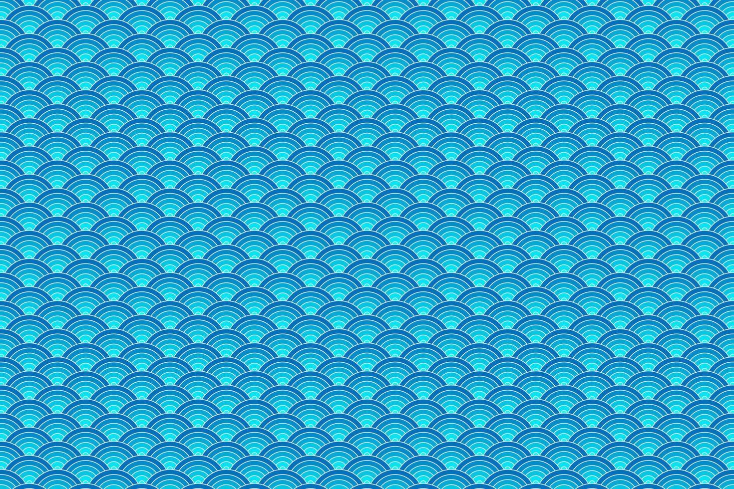 vektor bakgrund av blå japansk Vinka mönster