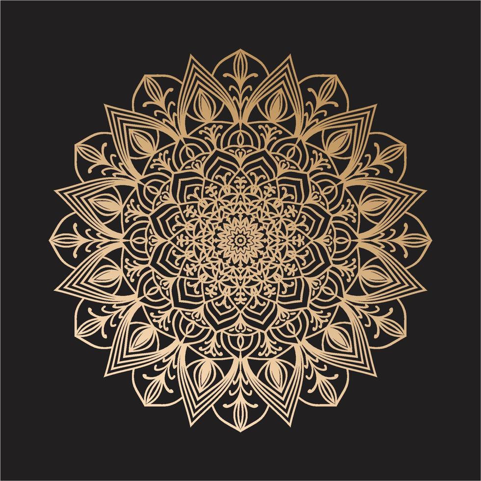 mandala design dekorativ mönster dekoration snöflinga vektor