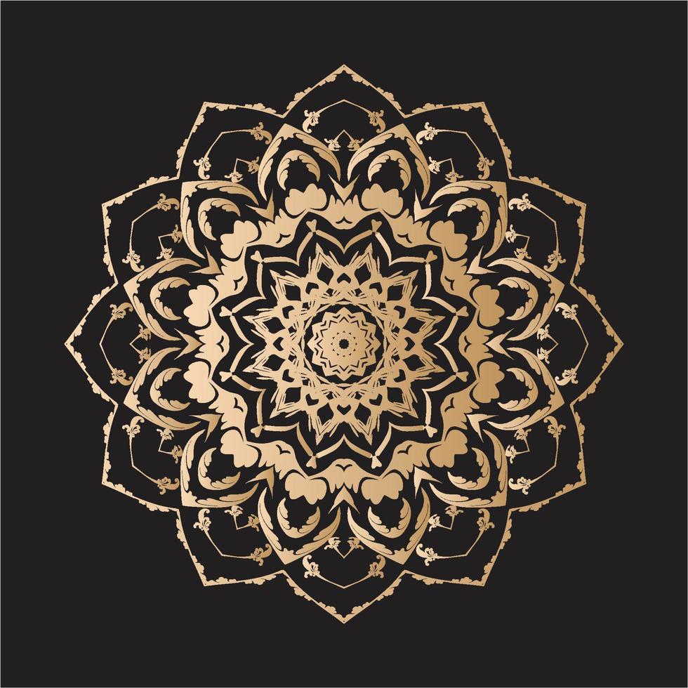 mandala design dekorativ mönster dekoration snöflinga vektor