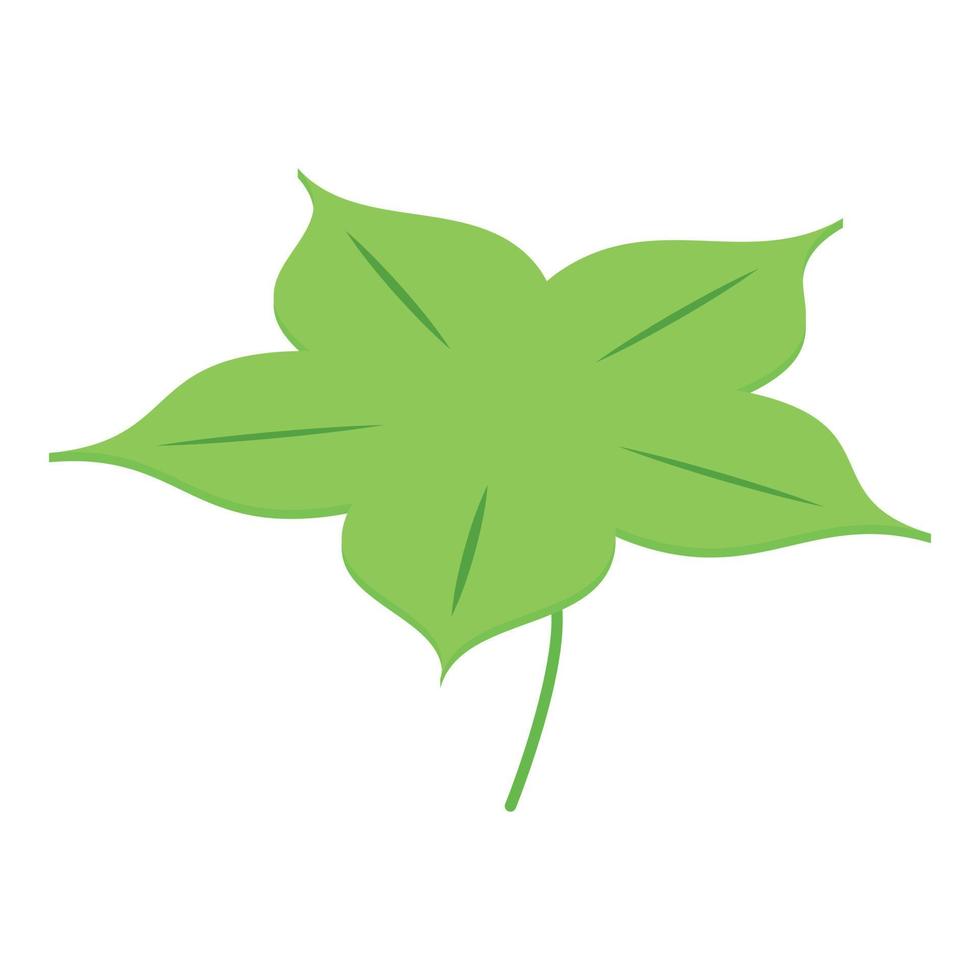 grünes Kleeblatt-Symbol, isometrischer Stil vektor
