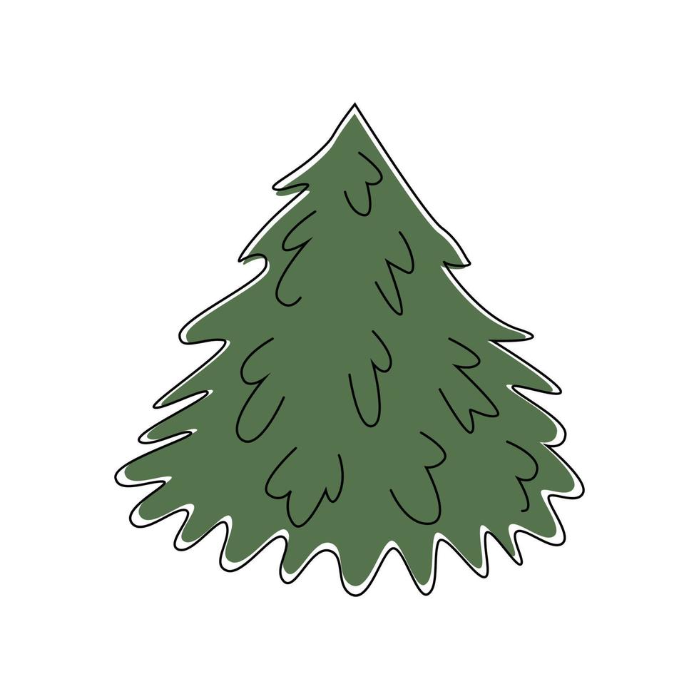 vektor illustration av jul träd
