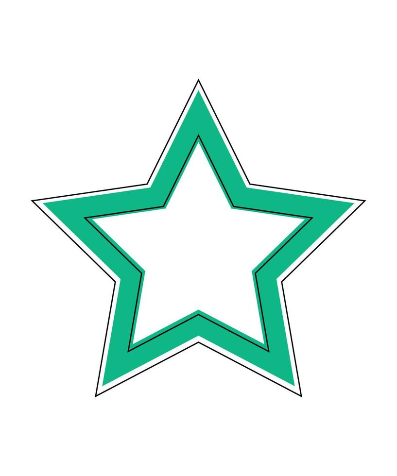 vektor illustration av stjärna