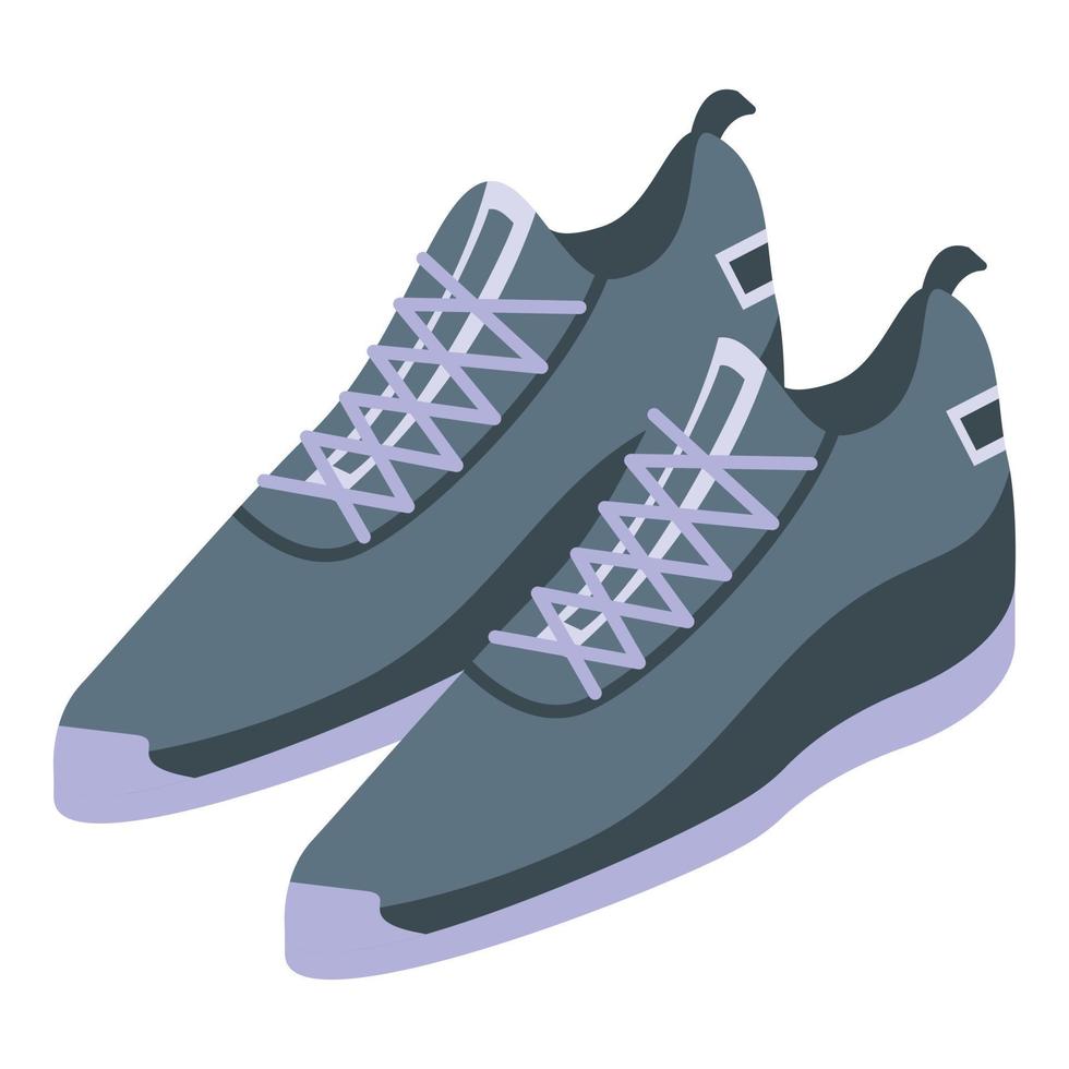 Mode-Sneaker-Ikone, isometrischer Stil vektor