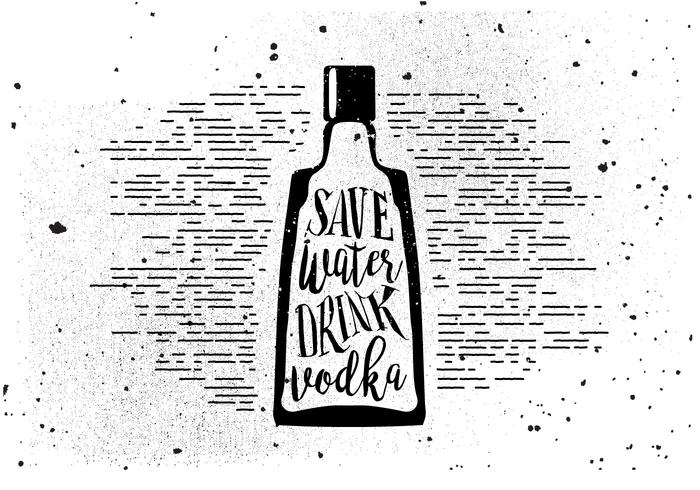 Free Hand Drawn Beverage Hintergrund vektor