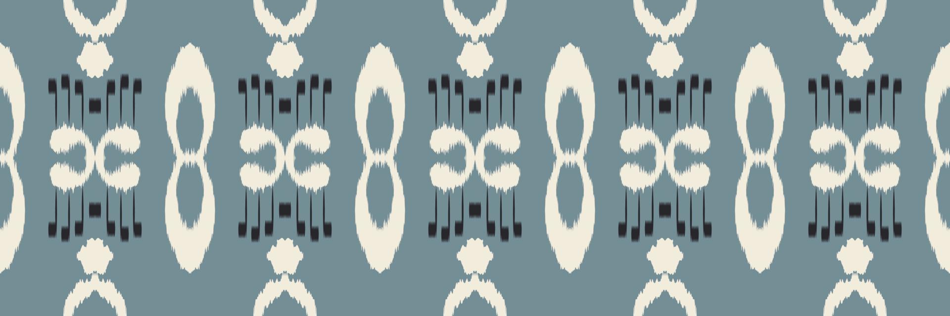 Batik Textil ethnische Ikat aztekische nahtlose Muster digitales Vektordesign für den Druck Saree Kurti Borneo Stoffrand Pinselsymbole Farbfelder Baumwolle vektor