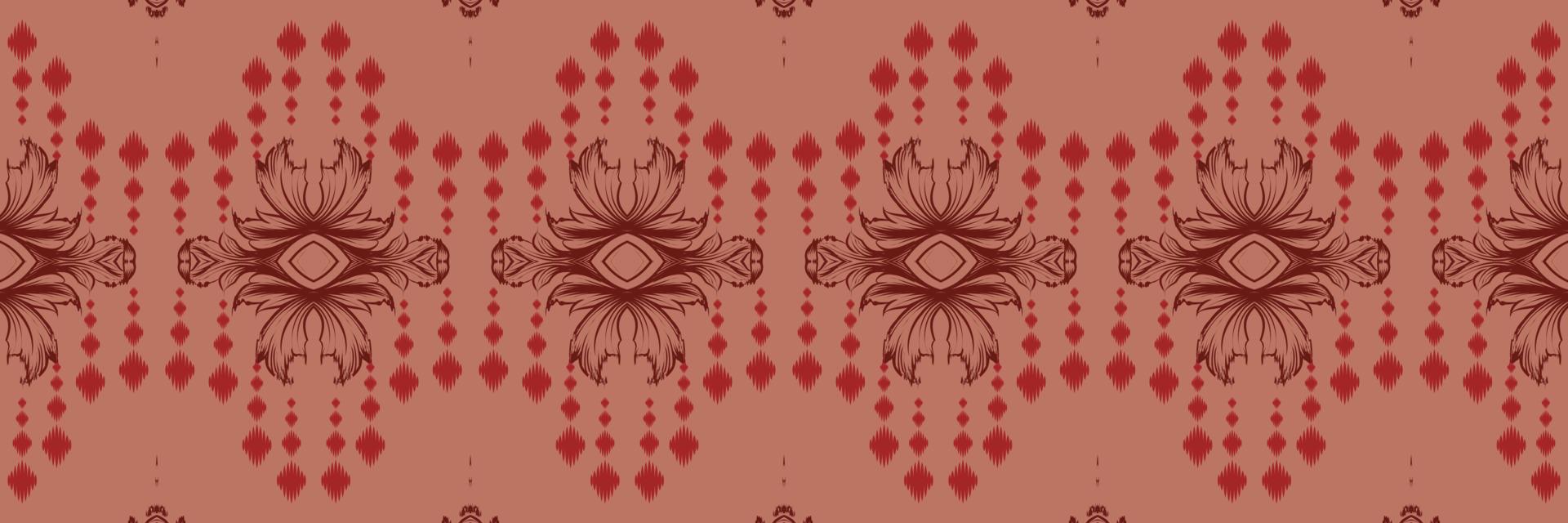 ikat chevron batik textil nahtloses muster digitales vektordesign für druck saree kurti borneo stoff grenze pinsel symbole muster partykleidung vektor