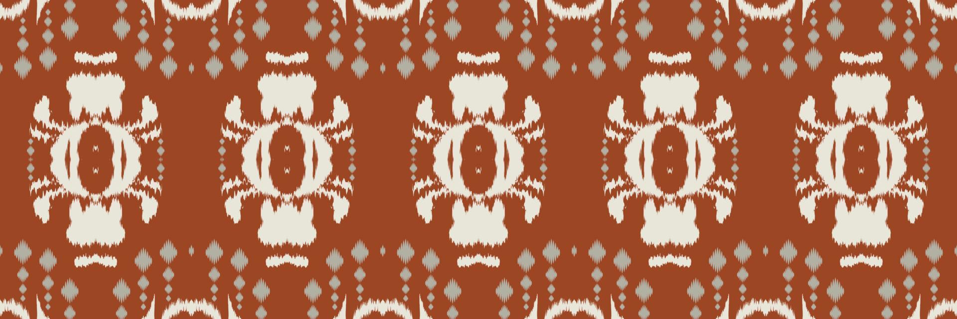 Batik-Textilmotiv Ikat-Blume, nahtloses Muster, digitales Vektordesign für den Druck, Saree, Kurti, Borneo, Stoffrand, Pinselsymbole, Muster, Partykleidung vektor