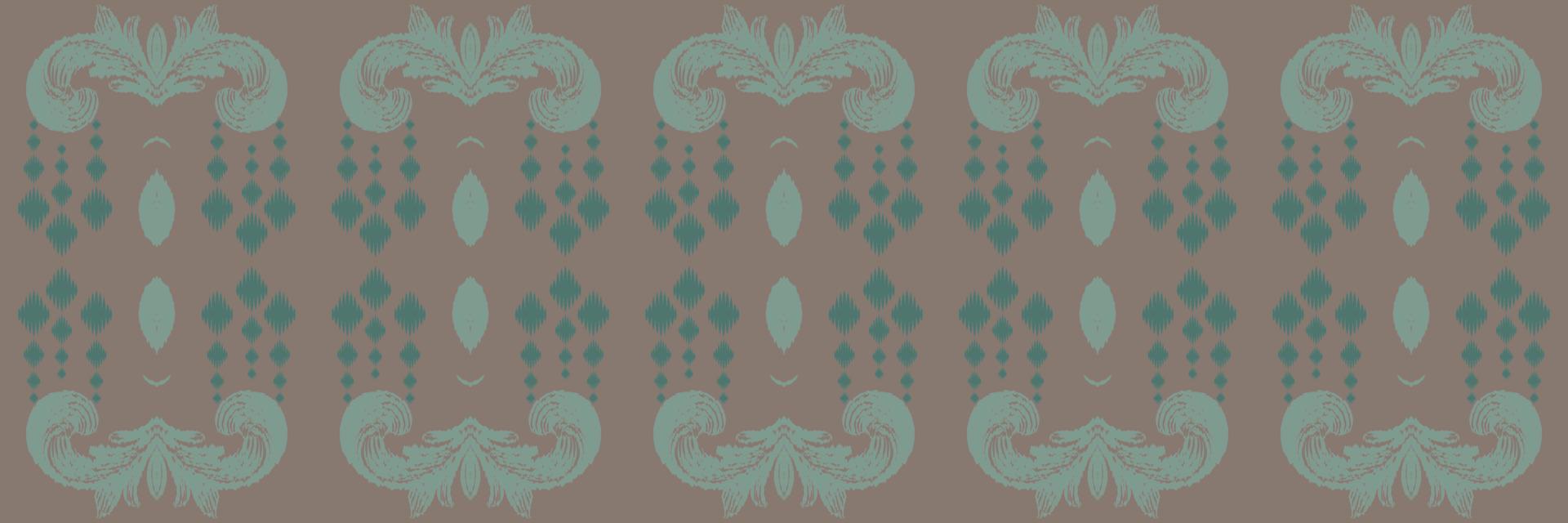 ikkat oder ikat stoff batik textil nahtloses muster digitales vektordesign für druck saree kurti borneo stoff grenze pinsel symbole muster partykleidung vektor