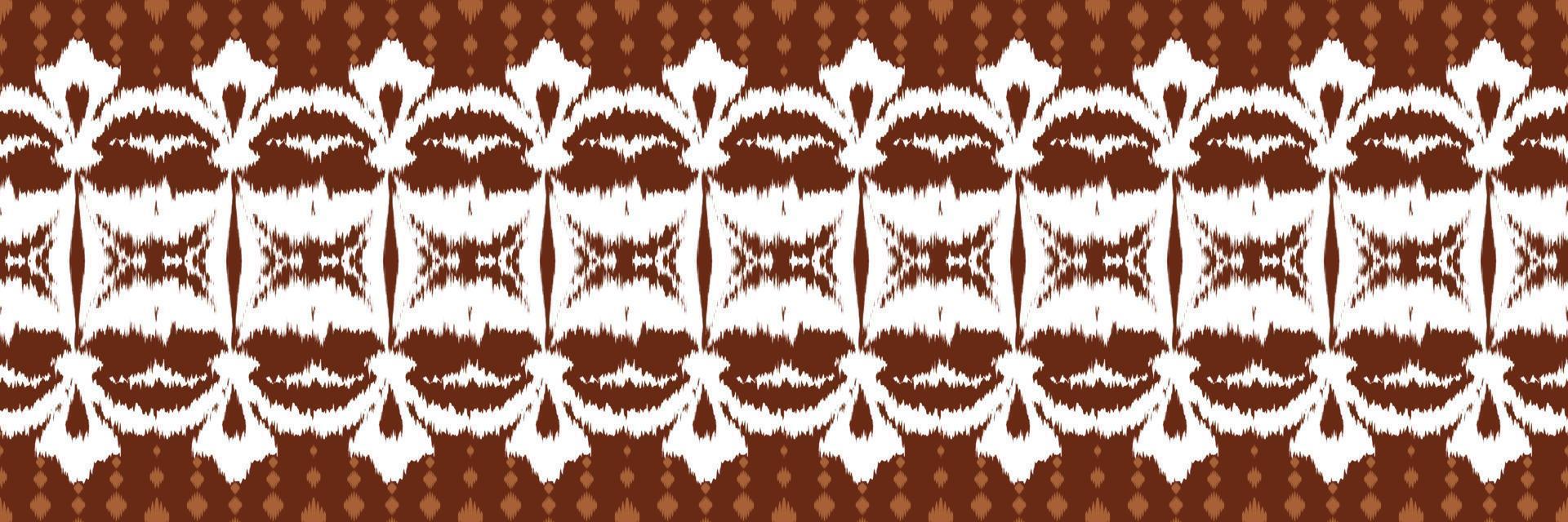 nahtloses muster der ikat-blumenstammeskunst. ethnische geometrische ikkat batik digitaler vektor textildesign für drucke stoff saree mughal pinsel symbol schwaden textur kurti kurtis kurtas