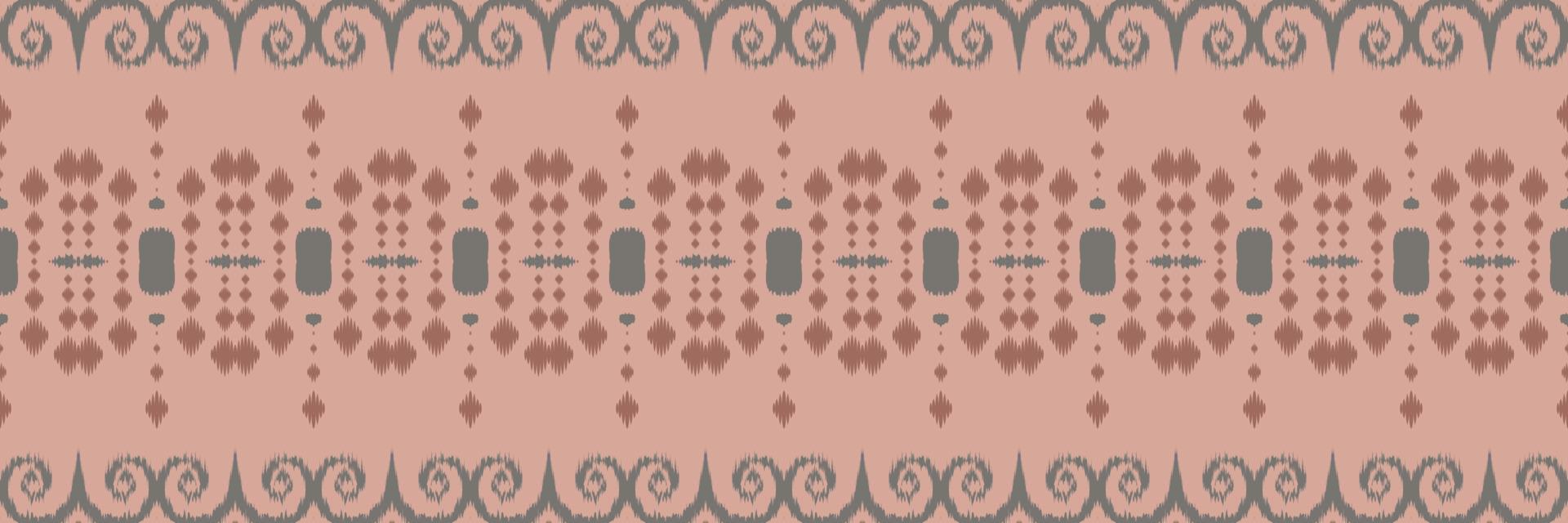 ikat sömlös stam- konst sömlös mönster. etnisk geometrisk ikkat batik digital vektor textil- design för grafik tyg saree mughal borsta symbol strängar textur kurti kurtis kurtas