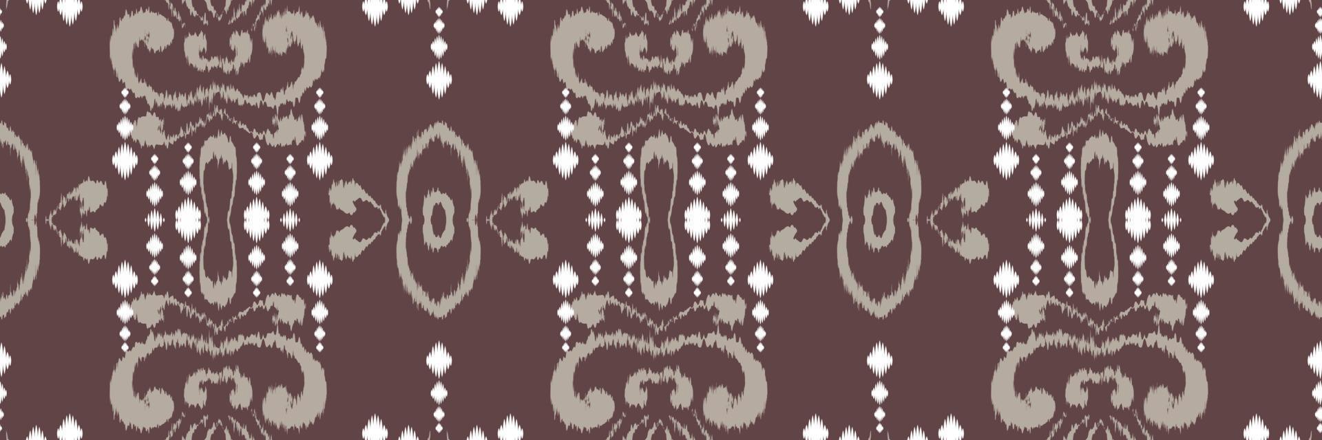 ikat rand batik textil- sömlös mönster digital vektor design för skriva ut saree kurti borneo tyg gräns borsta symboler färgrutor designer