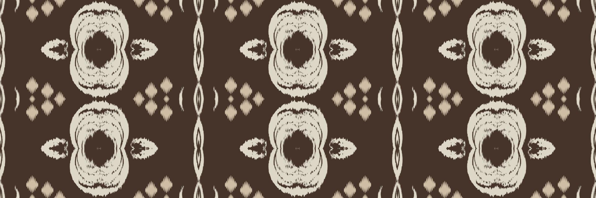 Batik-Textil Ikat oder Ikat-Blume nahtloses Muster digitales Vektordesign für den Druck Saree Kurti Borneo Stoffrand Pinselsymbole Musterdesigner vektor