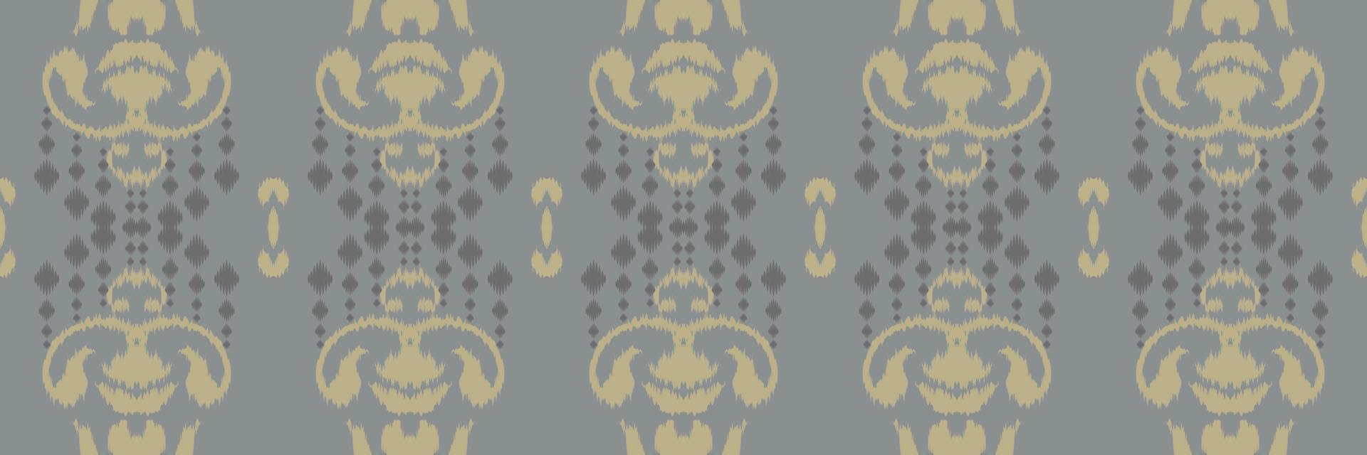 ikat nahtloses muster tribal abstraktes geometrisches traditionelles ethnisches orientalisches design für den hintergrund. Volksstickerei, indisch, skandinavisch, Zigeuner, mexikanisch, afrikanischer Teppich, Tapete. vektor