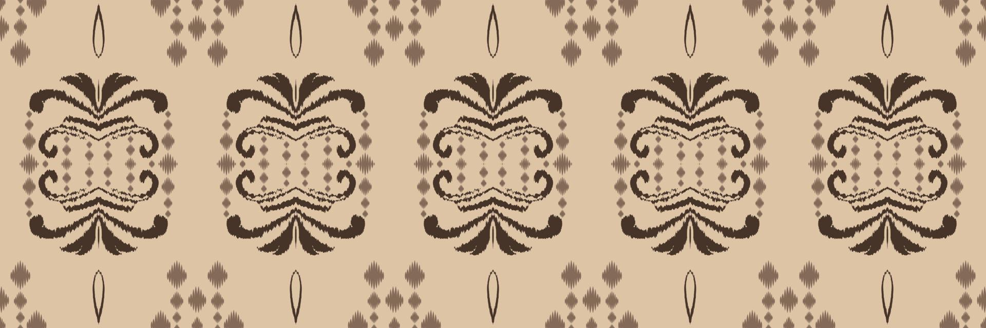 Ikat- oder Ikat-Designs Batik-Textilmuster mit nahtlosem Muster, digitales Vektordesign für Druck, Saree, Kurti, Borneo, Stoffrand, Pinselsymbole, Muster, Partykleidung vektor