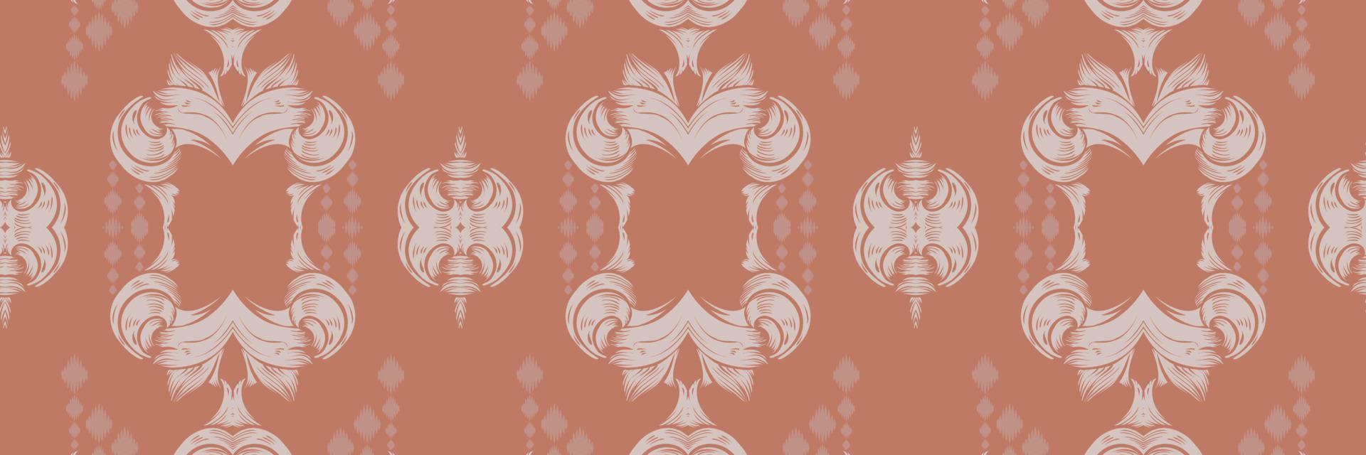 motiv ikat stoff batik textil nahtloses muster digitales vektordesign für druck saree kurti borneo stoff grenze pinsel symbole muster designer vektor