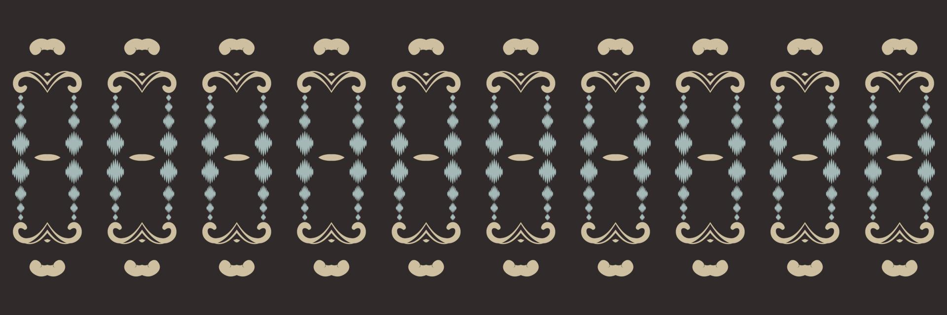 Ikat-Punkte Stammes-Chevron-nahtloses Muster. ethnische geometrische ikkat batik digitaler vektor textildesign für drucke stoff saree mughal pinsel symbol schwaden textur kurti kurtis kurtas