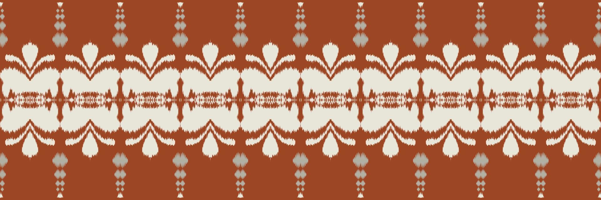 ikat blommig stam- korsa sömlös mönster. etnisk geometrisk batik ikkat digital vektor textil- design för grafik tyg saree mughal borsta symbol strängar textur kurti kurtis kurtas