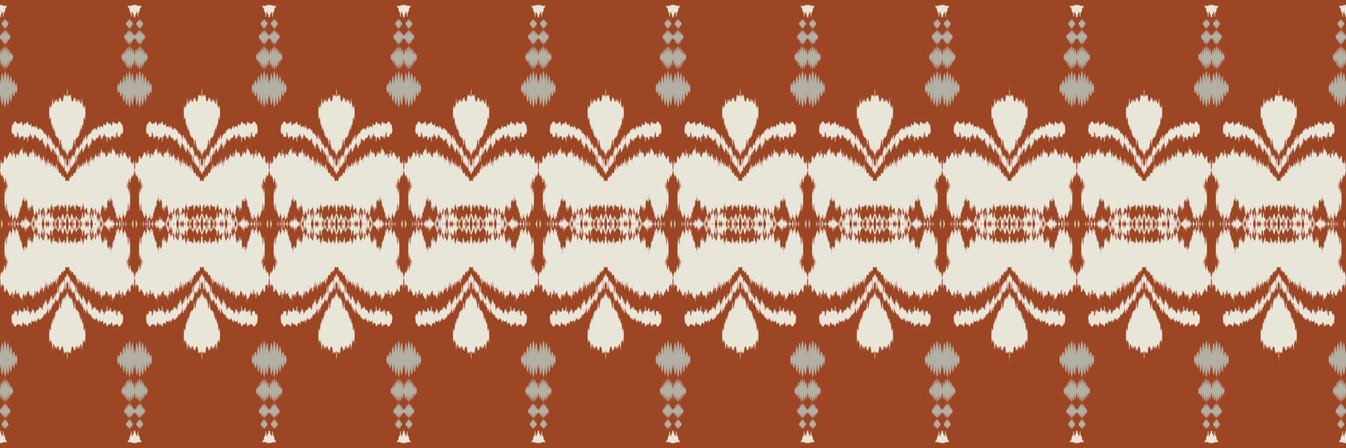 ikat florales stammeskreuz nahtloses muster. ethnische geometrische batik ikkat digitaler vektor textildesign für drucke stoff saree mughal pinsel symbol schwaden textur kurti kurtis kurtas