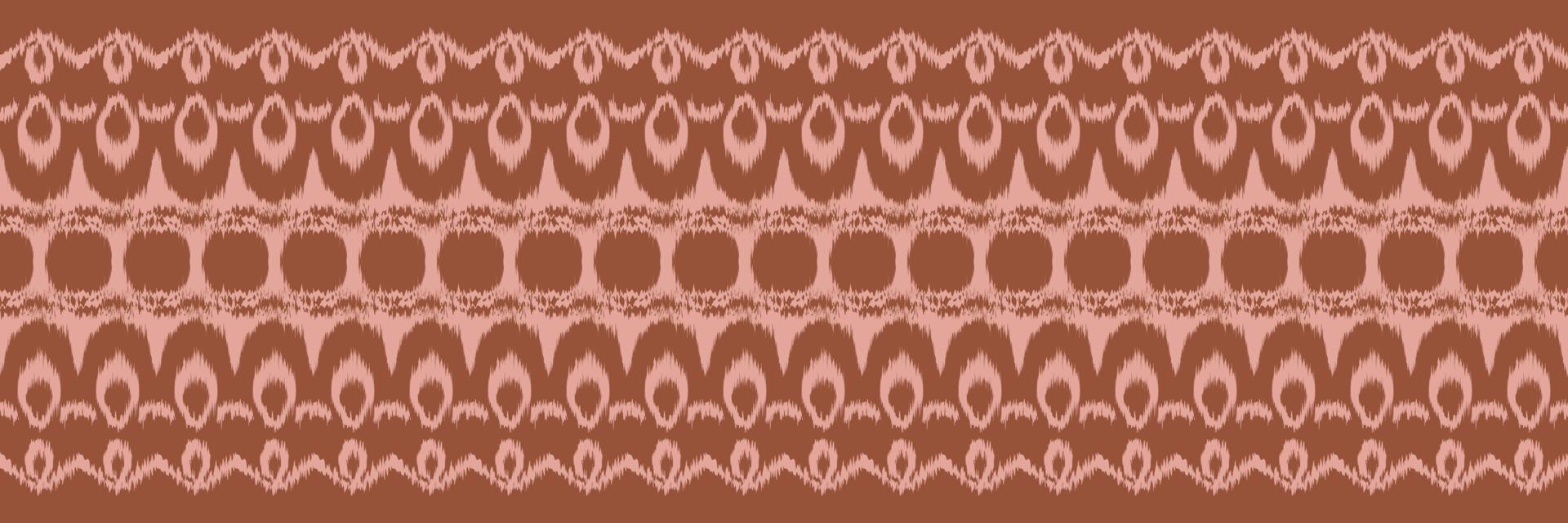 Batik-Textil-Ikat oder Ikat-Blumen, nahtloses Muster, digitales Vektordesign für den Druck, Saree, Kurti, Borneo, Stoffrand, Pinsel, Symbole, Muster, Baumwolle vektor
