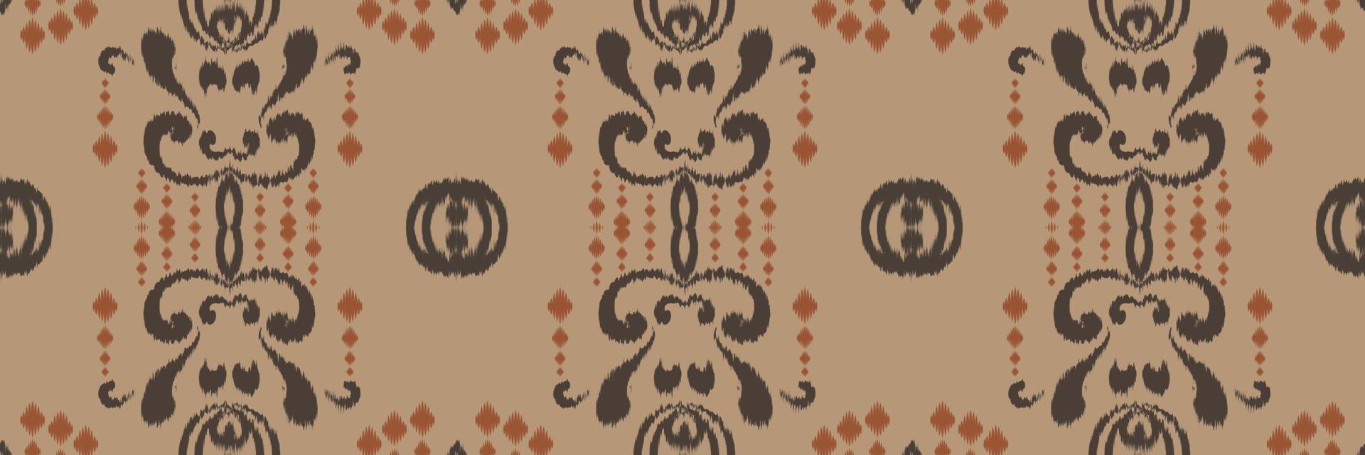 motiv ikat blomma batik textil- sömlös mönster digital vektor design för skriva ut saree kurti borneo tyg gräns borsta symboler färgrutor bomull