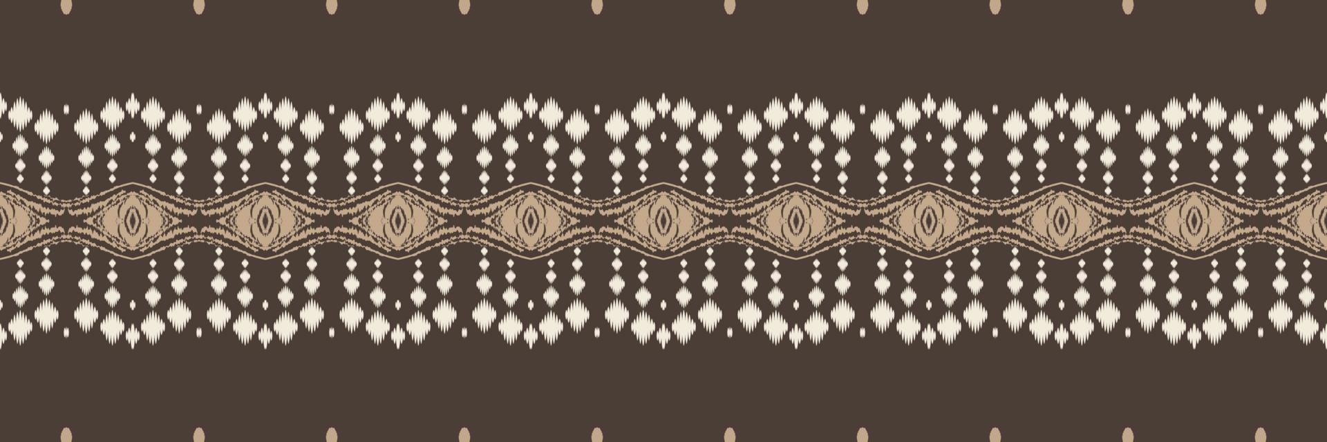 ikat skriva ut stam- sparre sömlös mönster. etnisk geometrisk ikkat batik digital vektor textil- design för grafik tyg saree mughal borsta symbol strängar textur kurti kurtis kurtas