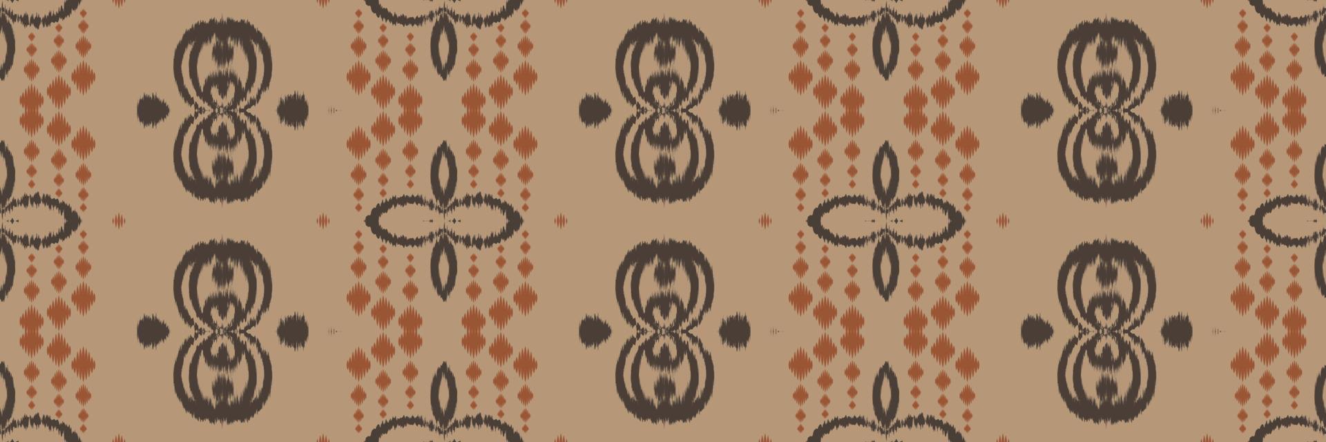 Batik-Textil-Ikat oder Ikat-Textur, nahtloses Muster, digitales Vektordesign für den Druck, Saree, Kurti, Borneo, Stoffrand, Pinselsymbole, Musterdesigner vektor