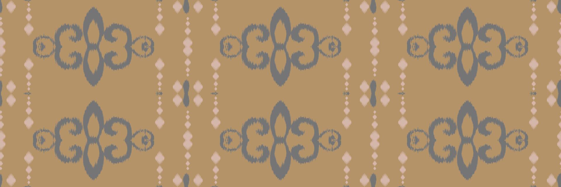 Batik-Textilmotiv Ikat-Textur nahtloses Muster digitales Vektordesign für den Druck Saree Kurti Borneo Stoffrand Pinselsymbole Muster Partykleidung vektor