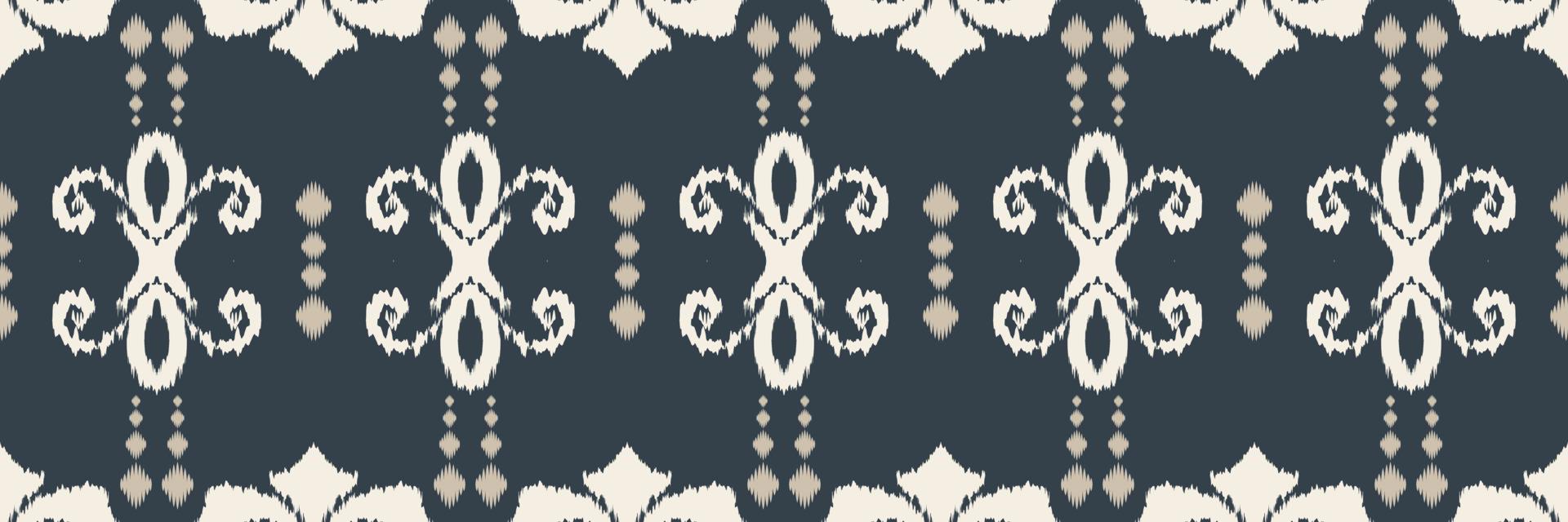 motiv ikat rand batik textil- sömlös mönster digital vektor design för skriva ut saree kurti borneo tyg gräns borsta symboler färgrutor bomull