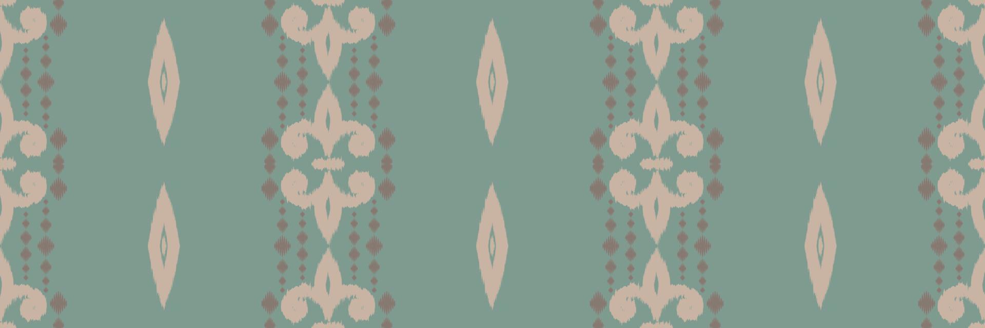 Batik-Textilmotiv Ikat entwirft digitales Vektordesign mit nahtlosem Muster für den Druck Saree Kurti Borneo Stoffrand Pinselsymbole Muster stilvoll vektor