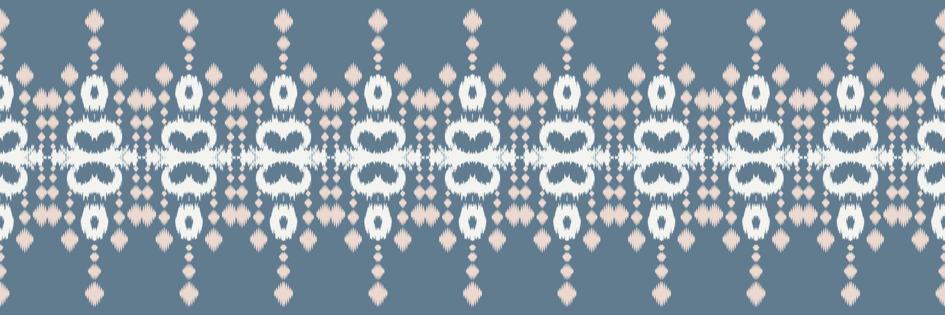 ikat gräns stam- Färg sömlös mönster. etnisk geometrisk ikkat batik digital vektor textil- design för grafik tyg saree mughal borsta symbol strängar textur kurti kurtis kurtas