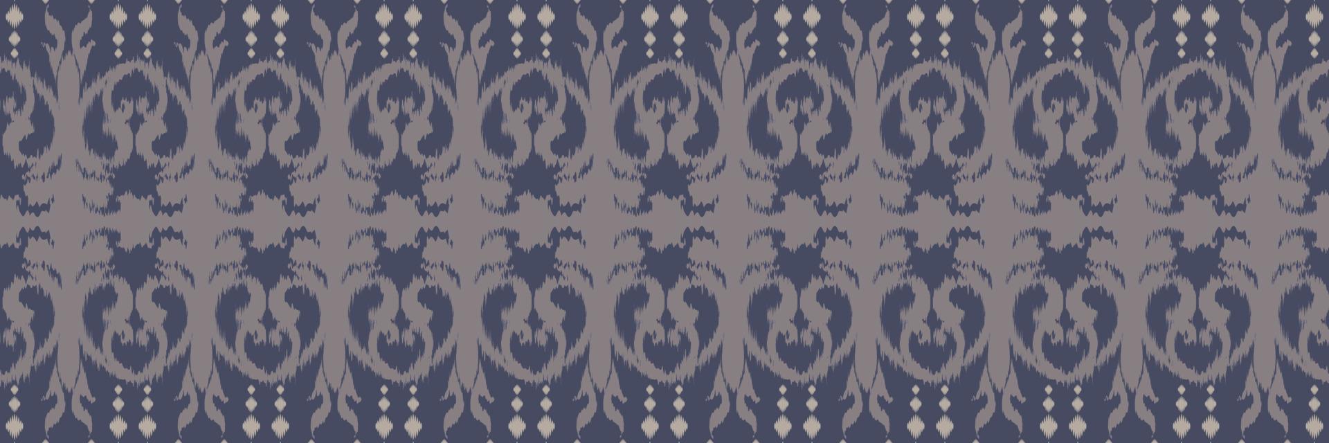 ikat blommig stam- korsa sömlös mönster. etnisk geometrisk ikkat batik digital vektor textil- design för grafik tyg saree mughal borsta symbol strängar textur kurti kurtis kurtas