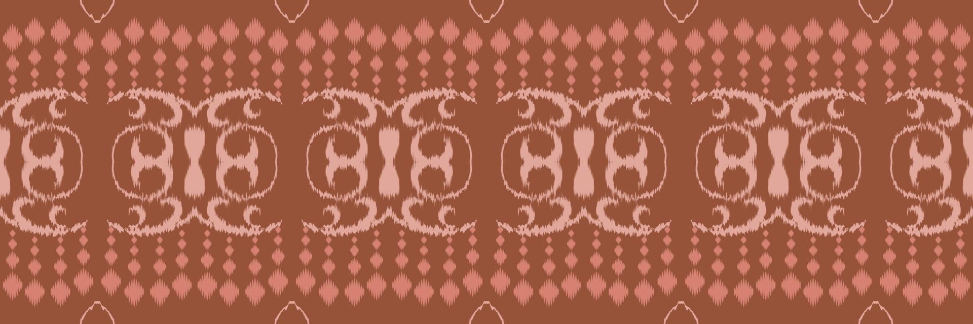 Batik Textil ethnische Ikat Textur nahtloses Muster digitales Vektordesign für den Druck Saree Kurti Borneo Stoffrand Pinselsymbole Farbfelder Baumwolle vektor