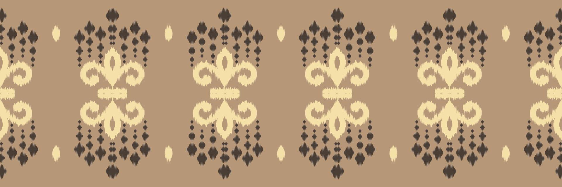 Batik-Textil ethnischer Ikat-Druck nahtloses Muster digitales Vektordesign für den Druck Saree Kurti Borneo Stoffrand Pinselsymbole Muster Partykleidung vektor