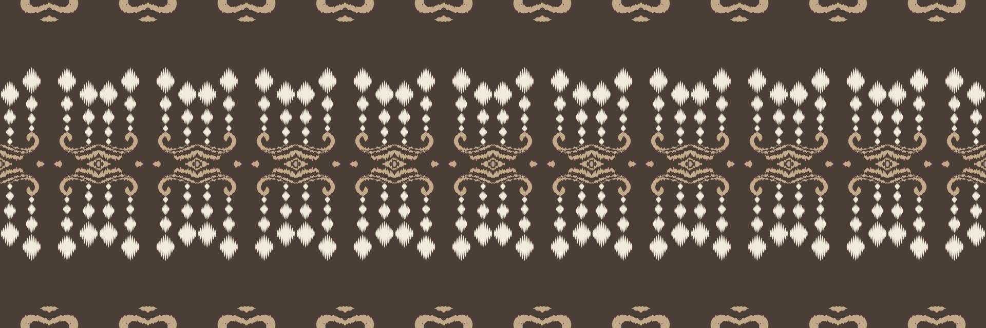 Ikat-Streifen Stammes-Kreuz nahtloses Muster. ethnische geometrische ikkat batik digitaler vektor textildesign für drucke stoff saree mughal pinsel symbol schwaden textur kurti kurtis kurtas