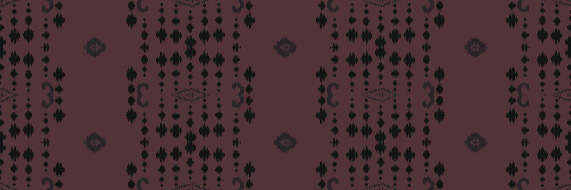 Batik Textil Ikat Vektor nahtlose Muster digitales Vektordesign für den Druck Saree Kurti Borneo Stoffrand Pinselsymbole Farbfelder Baumwolle