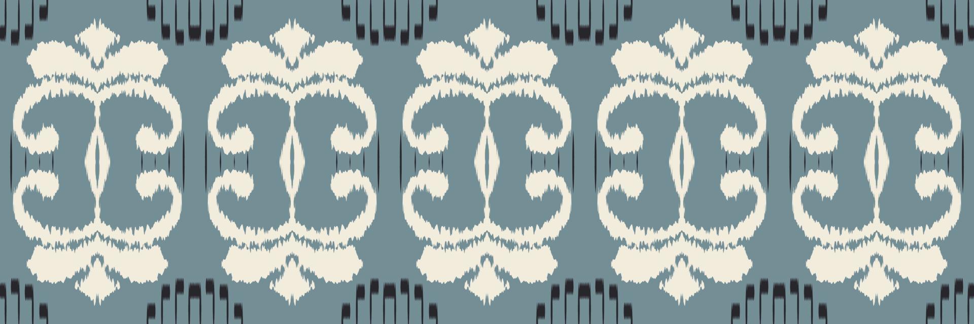 ikat blommig stam- aztec sömlös mönster. etnisk geometrisk ikkat batik digital vektor textil- design för grafik tyg saree mughal borsta symbol strängar textur kurti kurtis kurtas