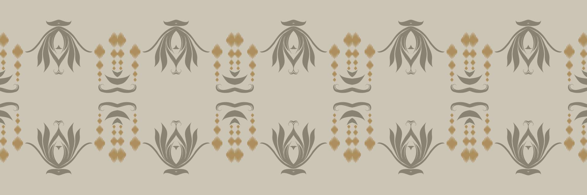 motiv ikat damast- batik textil- sömlös mönster digital vektor design för skriva ut saree kurti borneo tyg gräns borsta symboler färgrutor bomull