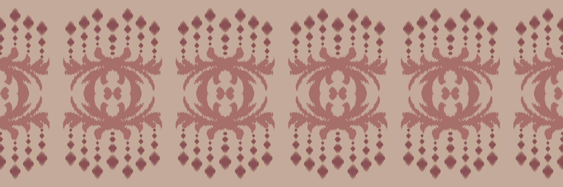 Batik-Textil ethnische Ikat-Drucke nahtloses Muster digitales Vektordesign für den Druck Saree Kurti Borneo Stoffrand Pinselsymbole Musterdesigner vektor
