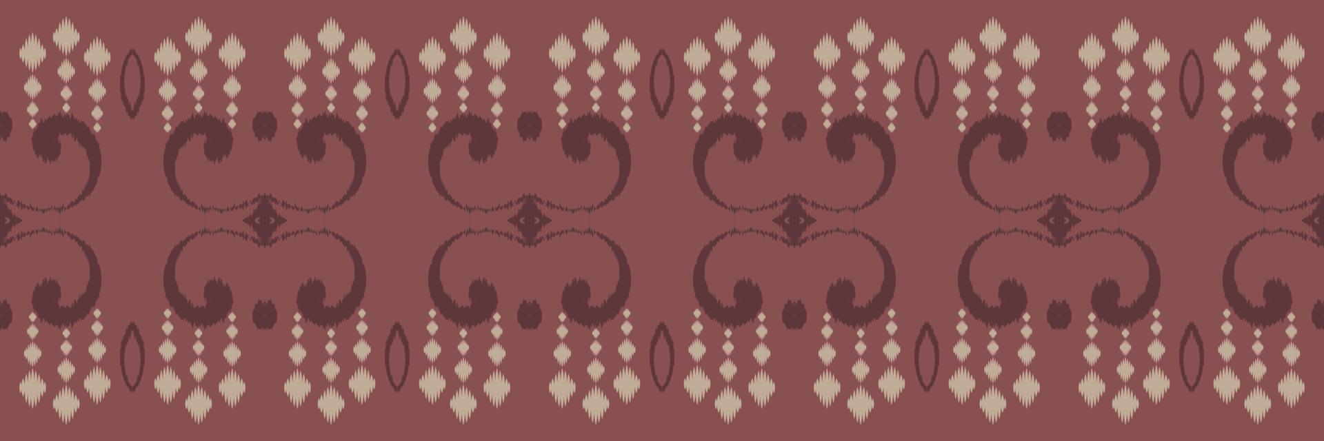 Batik-Textil ethnische Ikat-Drucke nahtloses Muster digitales Vektordesign für den Druck Saree Kurti Borneo Stoffrand Pinselsymbole Muster Partykleidung vektor