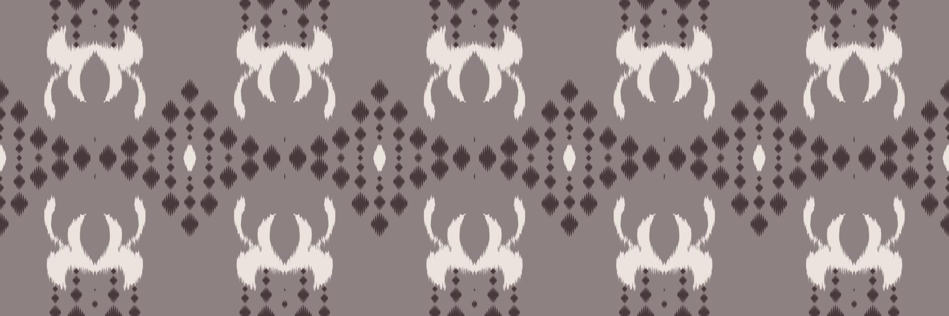 Batik Textil Ikat florales nahtloses Muster digitales Vektordesign für den Druck Saree Kurti Borneo Stoffrand Pinselsymbole Farbfelder Baumwolle vektor