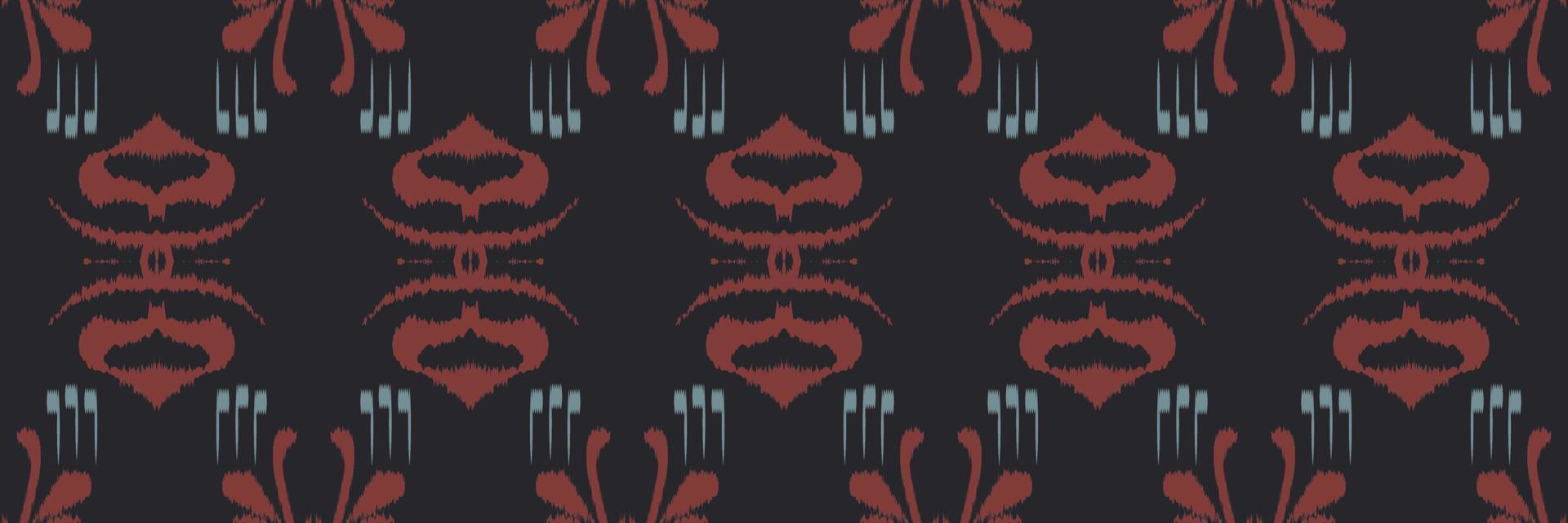 Batik-Textilmotiv Ikat florales nahtloses Muster digitales Vektordesign für den Druck Saree Kurti Borneo Stoffrand Pinselsymbole Farbfelder Designer vektor